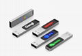 LED logo USB disk 32GB creative exhibition gift metal 16GB customized Metal USB