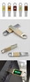 OEM LED logo pen drive creative exhibition gift metal USB 3