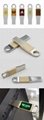 OEM LED logo pen drive creative exhibition gift metal USB