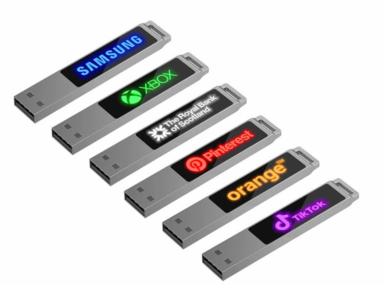 LED logo USB Flash Drives