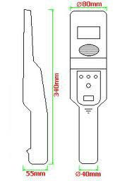 GP-140 Hand held metal detector 3