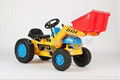 high quality children ride on toy truck mini excavator pedal car 3