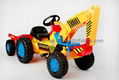 hot sale children ride on car 4 wheel bike toy digger trailier 2