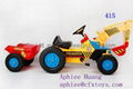 hot sale children ride on car 4 wheel bike toy digger trailier 3