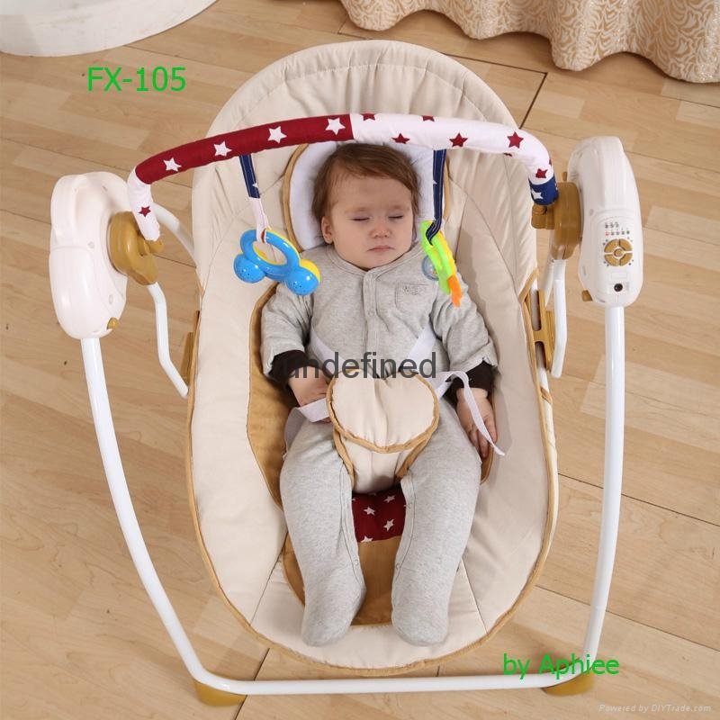 hot sale baby rock chair RC baby cradle electric baby swing baby bouncer 2