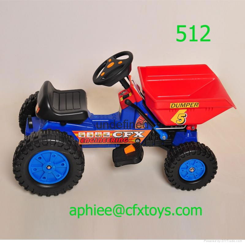 children electric car ride on tractor mini dumper 512 2