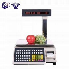 Dahua TM-Ab barcode scale English label scale supermarket scale weighing scale 