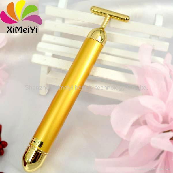 Anti-wrinkle mini vibration 24k gold beauty bar 3