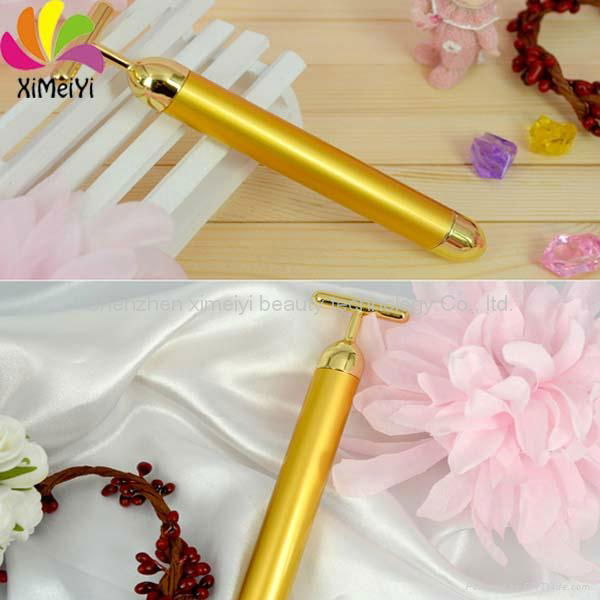 Anti-wrinkle mini vibration 24k gold beauty bar 4