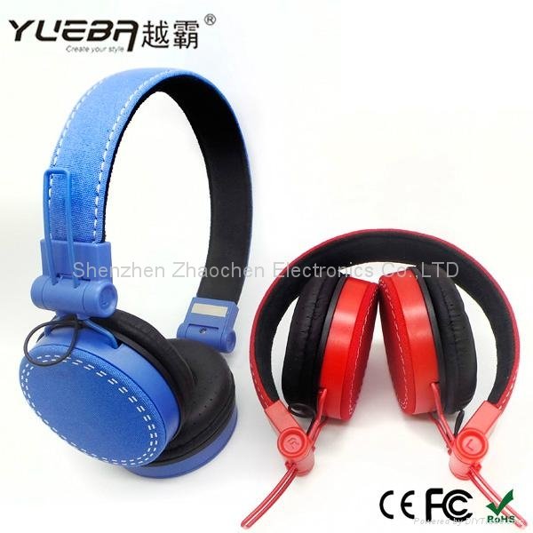 New Design Folded Factory Headphone with CE/Rohs 2