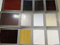 Color metal wood pattern pvc laminated steel plate for office decoration 2