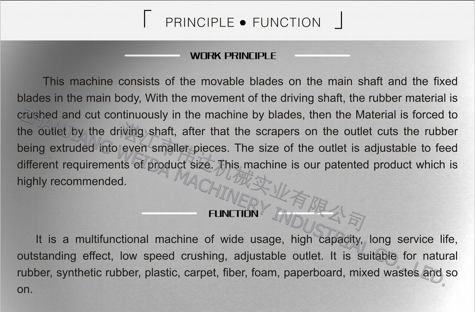 Adjustable Size Recycling Rubber Crushing Machine With Large Output 3