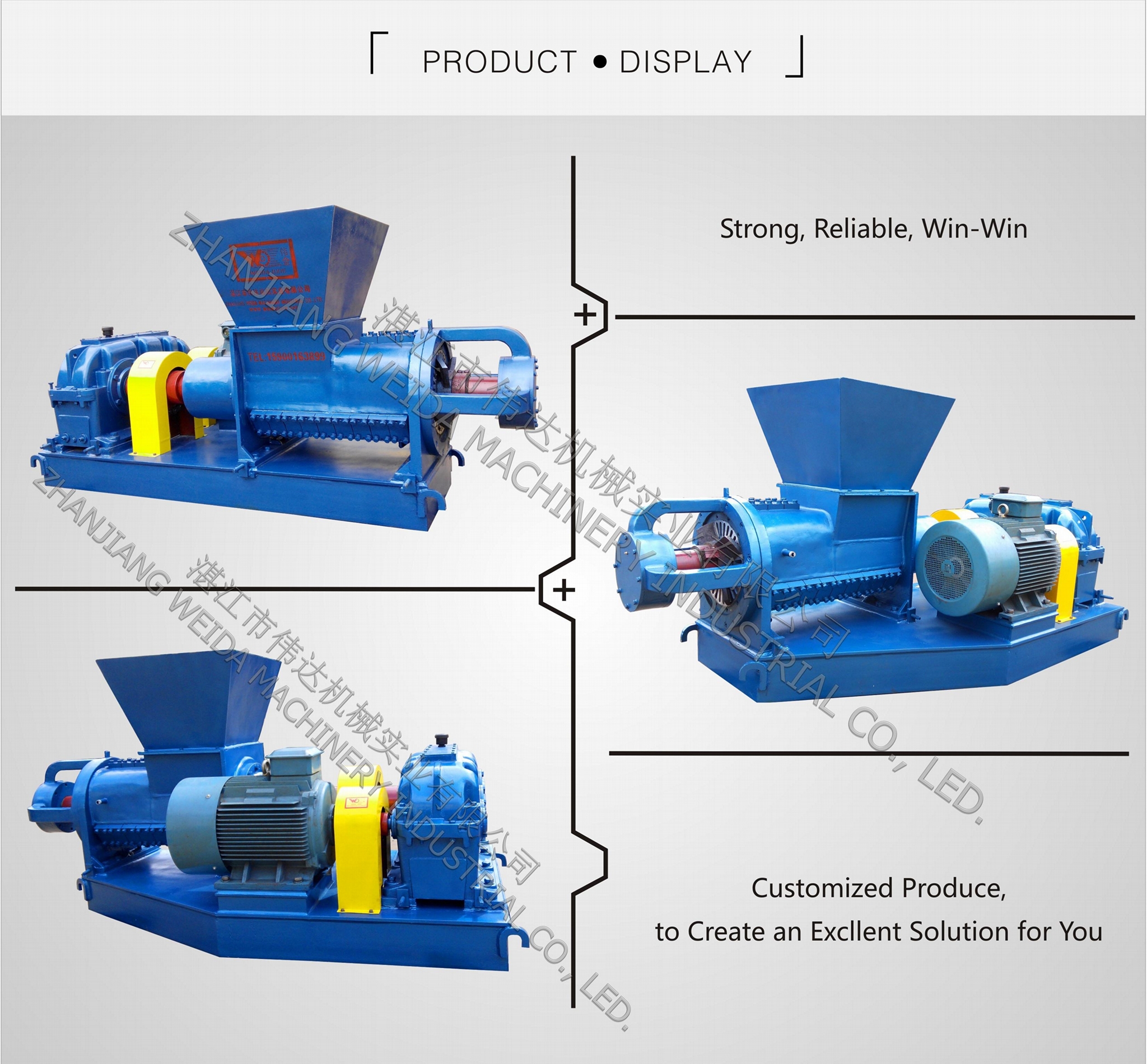 Large Rubber Crushing Equipment With Low Power LF400 WEIJIN (China