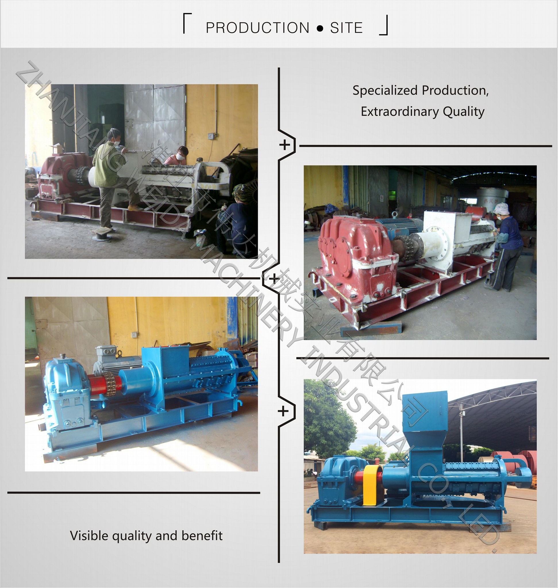 Large Rubber Crushing Equipment With Low Power LF400 WEIJIN (China