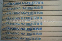 pvc creasing  matrix