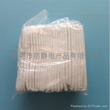 一次性白色无纺布条形帽 3