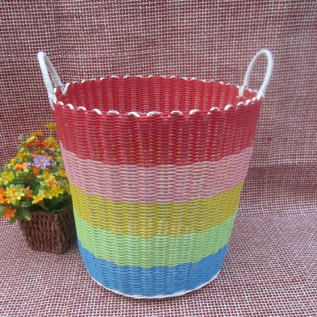 Dad Qsbaba dab hand Hand-woven basket of laundry basket 2
