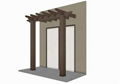 Big post typical pergola-B