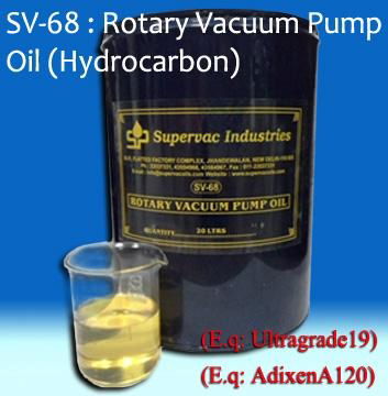 Rotary Vacuum Pump Oil: SV-68 (Hydrocarbon)