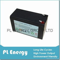 12V 7Ah Rechargeable Lithium Battery (LFP) replace lead acid battery