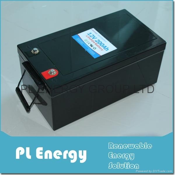 Over 2000 cycles 12V 150Ah Lifepo4 lithium solar battery 2