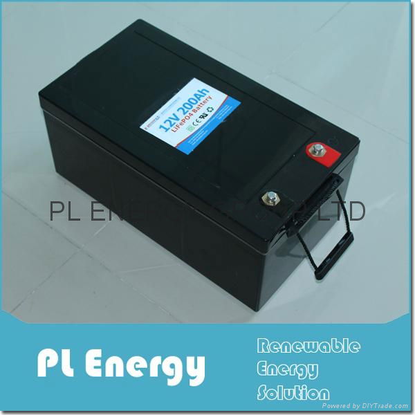 Over 2000 cycles 12V 150Ah Lifepo4 lithium solar battery 5