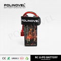 11.1V 1300mAh 25C Lipo RC drone battery 5