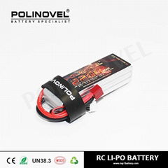 Hot sell 25C discharge rate lipo battery