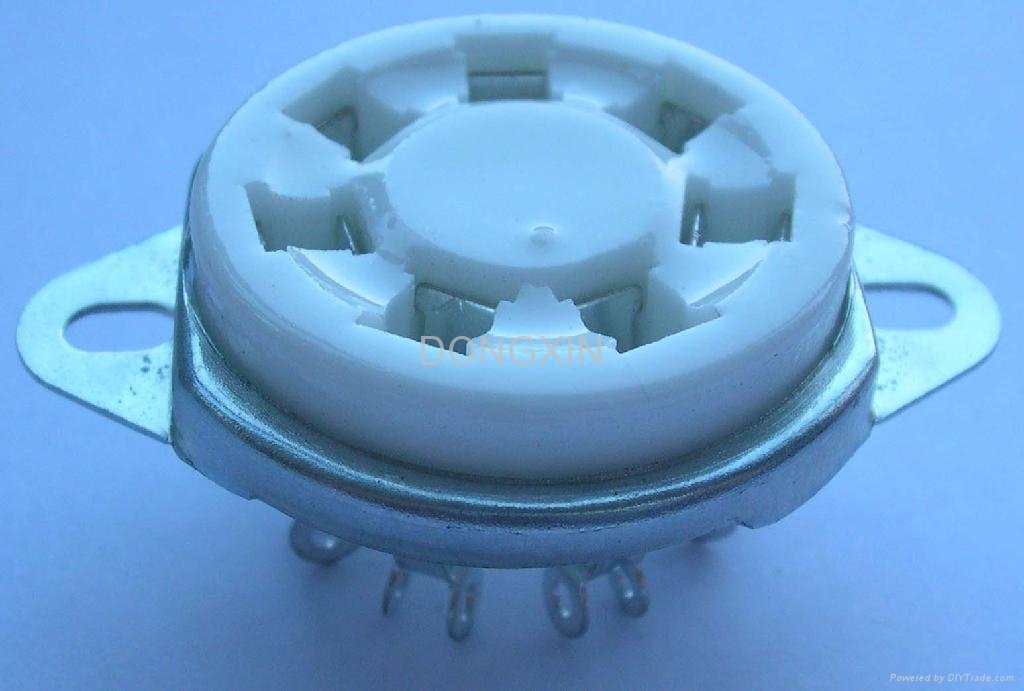 GZC7-C-1(GZC7-C-1-G) 7-pin ceramic tube socket