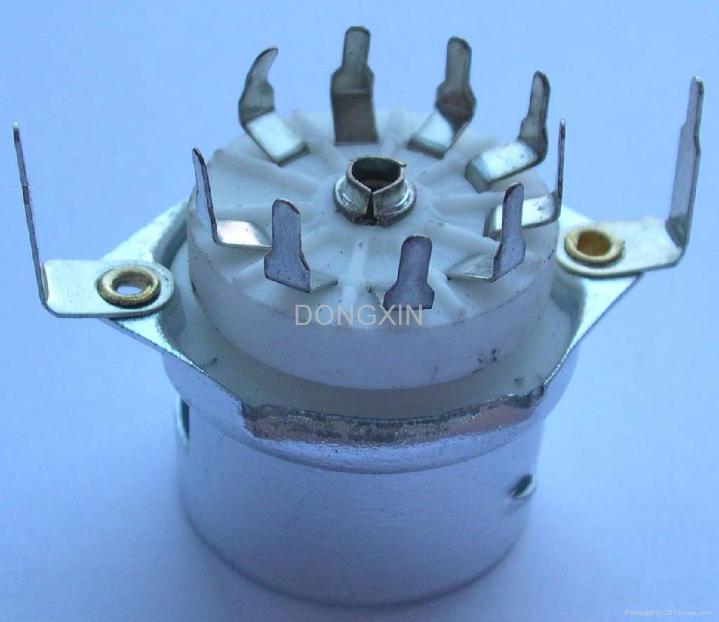 GZC9-F-Y3(GZC9-F-Y3-G) 9-pin ceramic tube socket 2