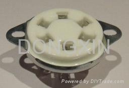 GZC6-C-2(GZC6-C-2-G) 6-pin ceramic socket