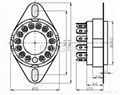 GZC14-F-B(GZC14-F-B-G) 14-pin ceramic socket