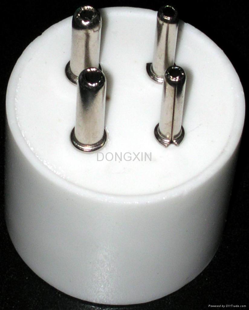 811R(811R-G) 4-pin ceramic tube base