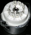 GZC9-F-A(GZC9-F-A-G) 9-pin ceramic socket with shield base 1