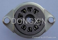 GZS9-F2(GZS9-F2-G) 9-pin plastic tube socket