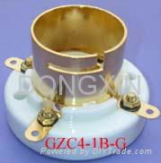 GZC4-1B(GZC4-1B-G)4-pin medium bayonet ceramic socket 3