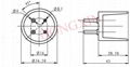 811R(811R-G) 4-pin ceramic tube base