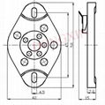 GZC5-1(GZC5-1-G) 5-pin plain ceramic socket 4