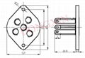 TUS-B5(TUS-B5) 5-pin ceramic socket 4