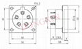 TUS-P5(TUS-P5-G)型瓷质五脚管座 4