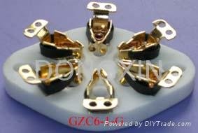GZC6-1(GZC6-1-G) 6-pin plain ceramic socket 3