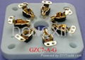 GZC7-A(GZC7-A-G)型瓷質方板七腳管座 3
