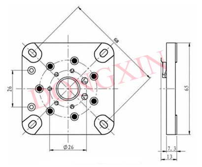 GZC7-A(GZC7-A-G) 7-pin ceramic socket 4