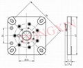 GZC7-C(GZC7-C-G)型瓷质方板七脚管座 4