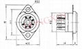 GZC7-F(GZC7-F-G)型瓷质七脚管座 4