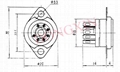 GZC7-F(GZC7-F-G) 7-pin ceramic socket 4