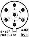 TUS-P7(TUS-P7-G) 7-pin ceramic socket 5