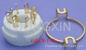 GZC8-1(GZC8-1-G)型瓷質八腳管座 3