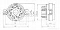 GZC8-1(GZC8-1-G) 8-pin ceramic socket 4