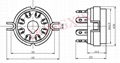 GZC8-Y-1(GZC8-Y-1-G)型瓷质八脚管座